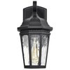 Nuvo East River Outdoor Small Wall Lantern 1 Light Matte Black Finish 60/5945